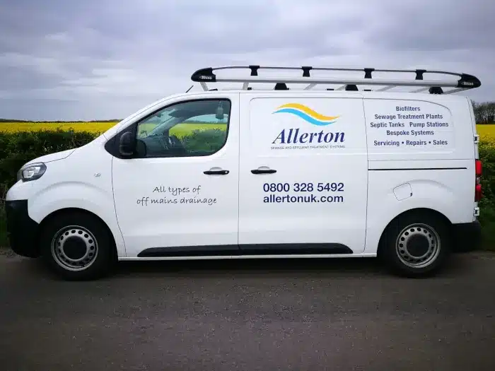 allerton sewage van