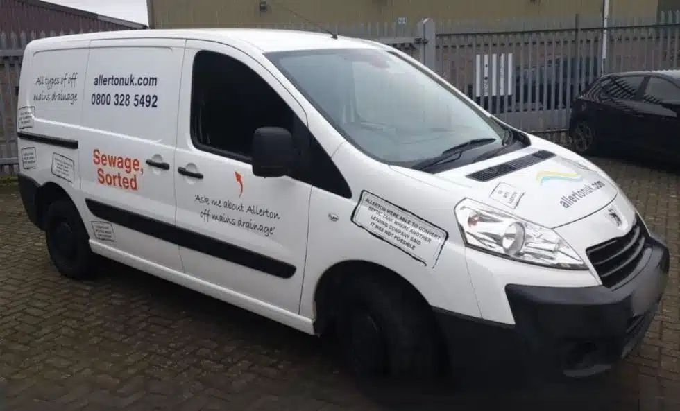 new van allerton branding