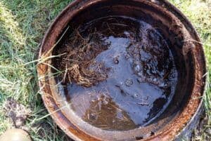 Blocked ConSept Chamber - septic tank blockage