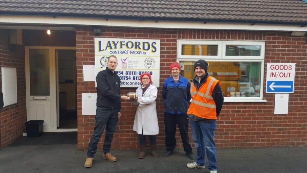 Layfords Contract Packers 25 years celebration