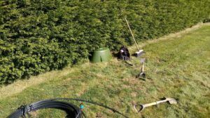 Septic tank kiosk cover and tools