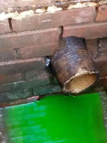 Pipe-from-Septic-Tank-Dying-During-Site-Survey